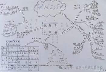 人教版高中化学必修一第三章《铁及其化合物》思维导图