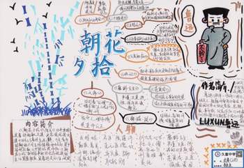 七年级语文必读名著《朝花夕拾》思维导图精选作品