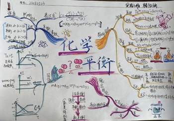 人教版高中化学选修四《化学平衡》知识点思维导图作品