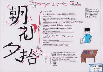 初中名著导读《朝花夕拾》学生思维导图作品