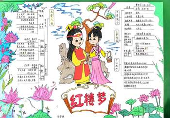 关于四大名著《红楼梦》的主要人物和主要内容思维导图简单好看