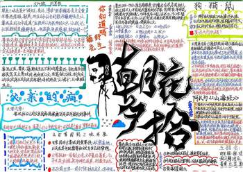《朝花夕拾》之从百草园到三味书屋思维导图获奖作品