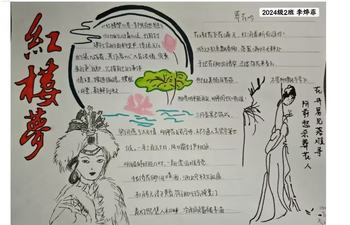 《红楼梦》思维导图作品——黛玉葬花