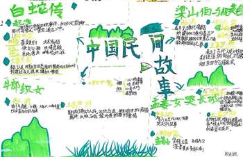 中国民间优秀爱情故事《牛郎织女》思维导图