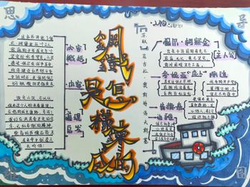 中学名著导读《钢铁是怎样炼成的》思维导图作品