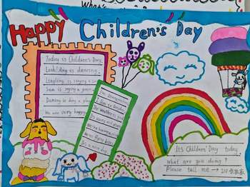 湘少版(新教材)三年级下册英语Unit 8《Childrens Day》思维导图