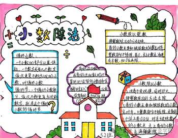 2025小学五上数学第四单元《小数除法》思维导图