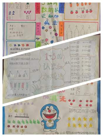 2025人教版一年级上册第3课《1-5的认识和加减法》知识点思维导图